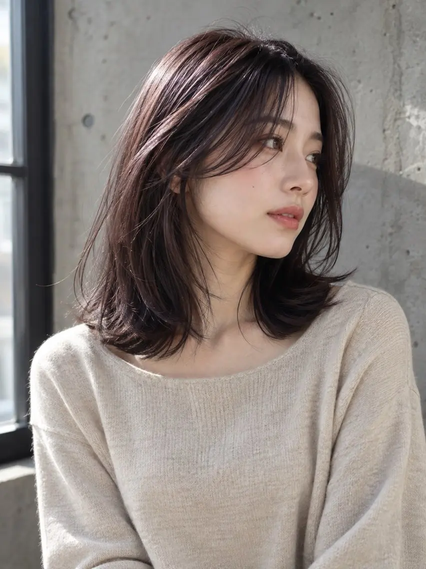 ミディアム ヘアカラー トリートメント SOUSHI /GARTE代官山のヘアスタイル