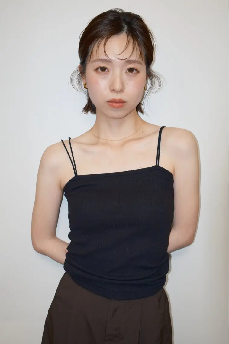 ショート カラー パーマ/透明感カラー 元町🌱takutoのヘアスタイル