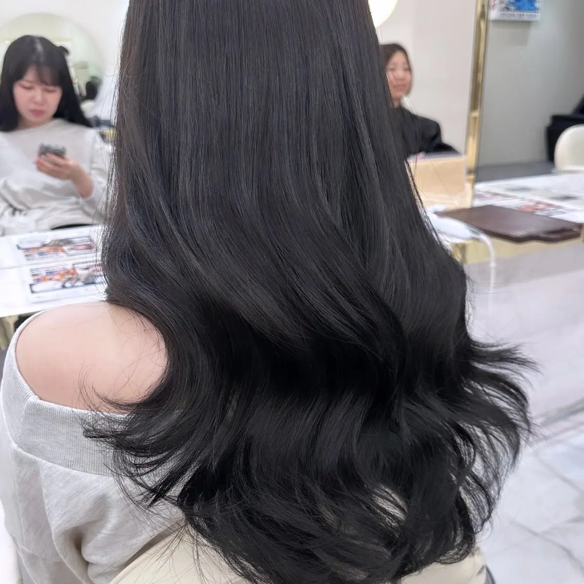 髪質改善カラー+M treatment《サラサラ✨》の写真