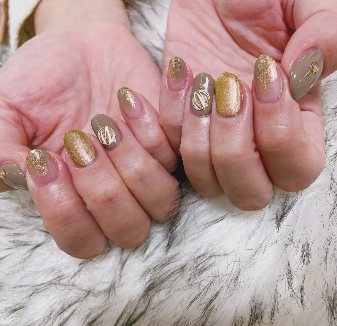 ネイル オーロラネイル フットネイル フレンチネイル ジェルネイル 韓国ネイル kiki nail &brow二子玉川のネイルデザイン