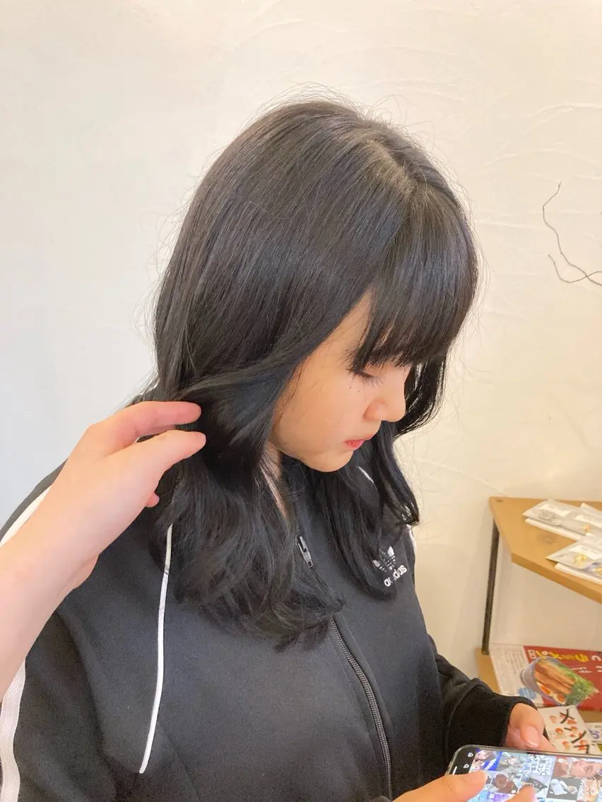 🌈50%off🌈ワンカラー(medium)+ブロー代の写真