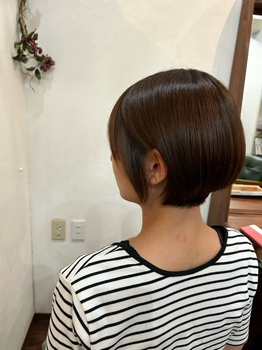 ショート ショートボブ ボブ ショートヘア カット トリートメント story 増田 わかなのヘアスタイル