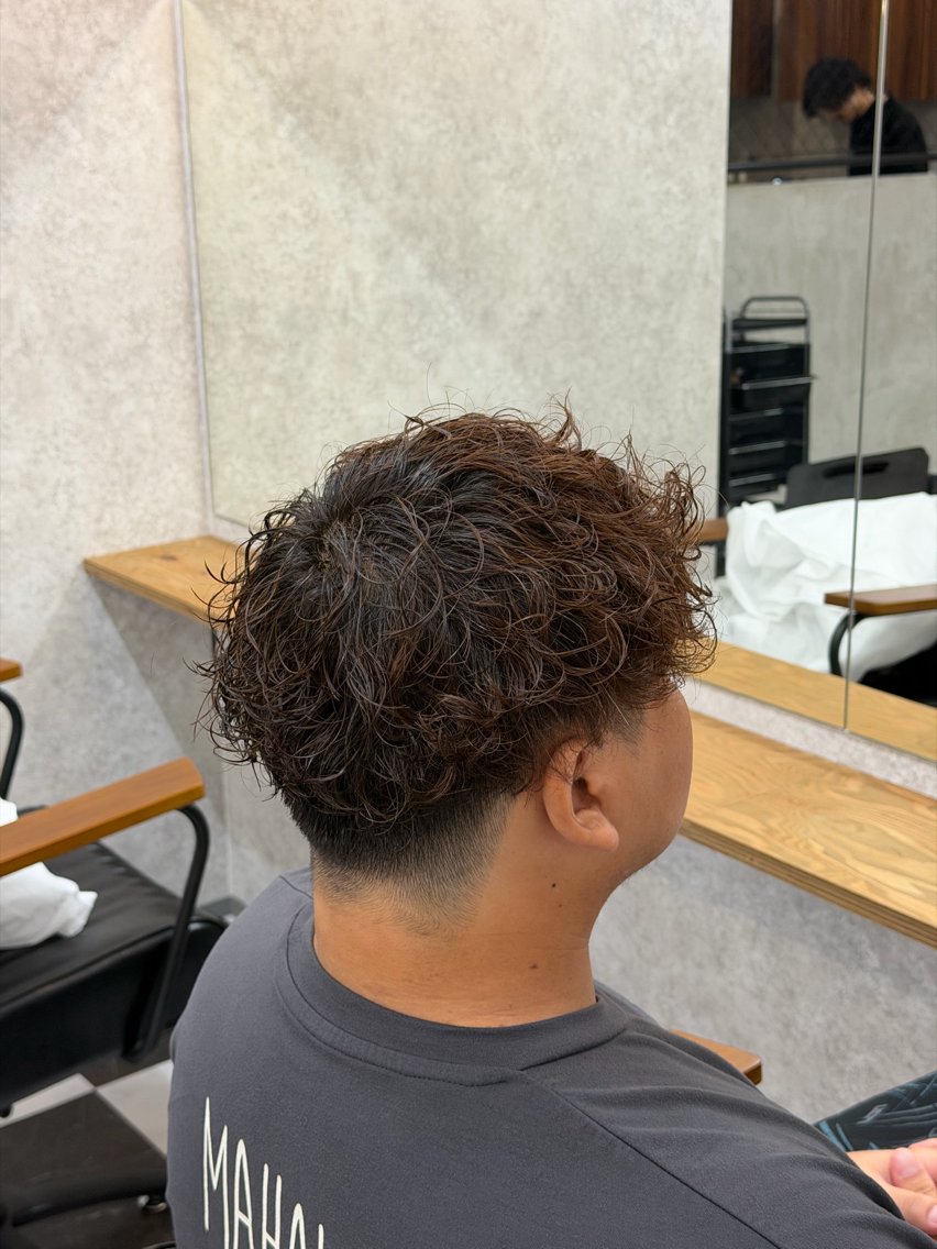 ミディアム メンズ カット パーマ 【メッシュ×パーマ】 ❤️‍🔥Koukiのヘアスタイル