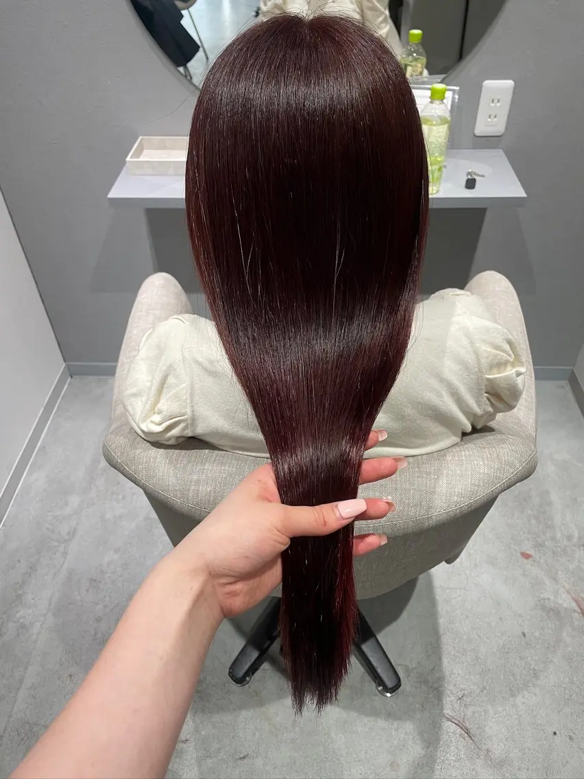 カット＋ブリーチなしダブルカラー＋髪質改善トリートメント🪄✨の写真