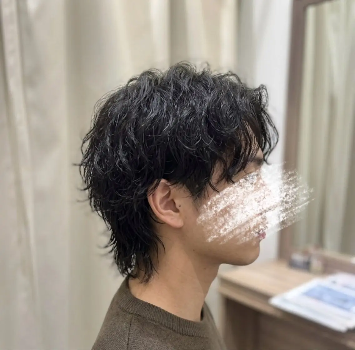パーマ メンズ カット パーマ 鈴木かのん/縮毛矯正 /ミニモ限定クーポンのヘアスタイル