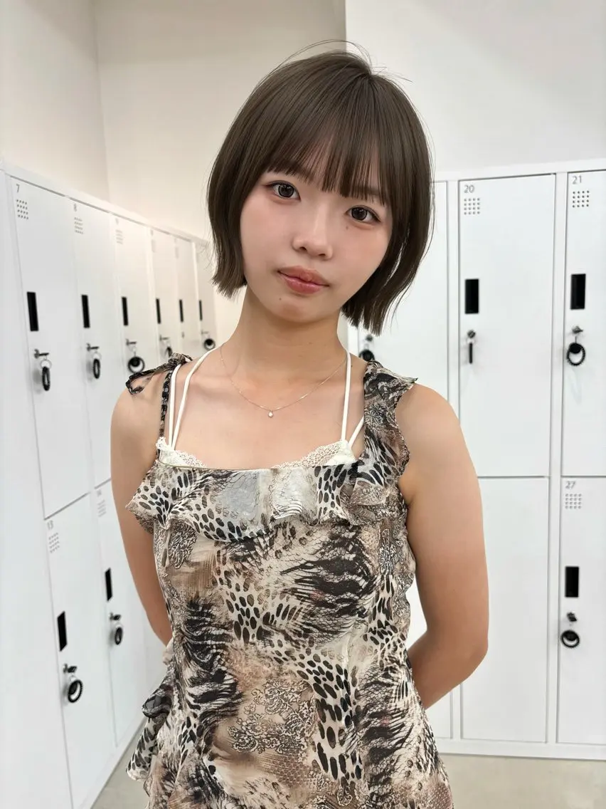 ショート 韓国風レイヤーカット 松葉翔のヘアスタイル