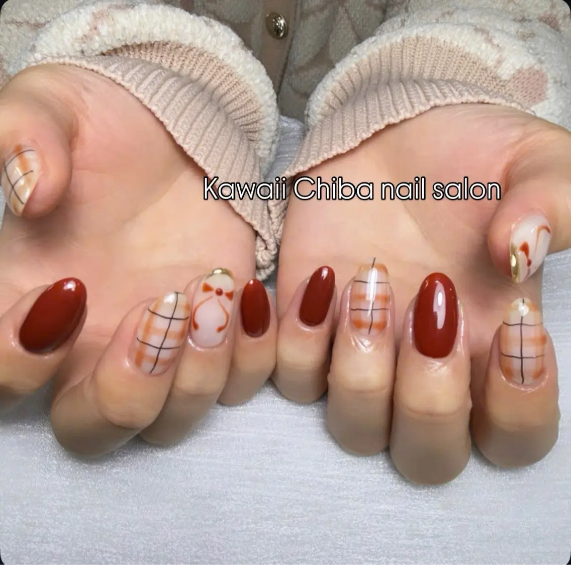 ネイル 韓国ネイル ワンホンネイル Kawaii _Nailのネイルデザイン