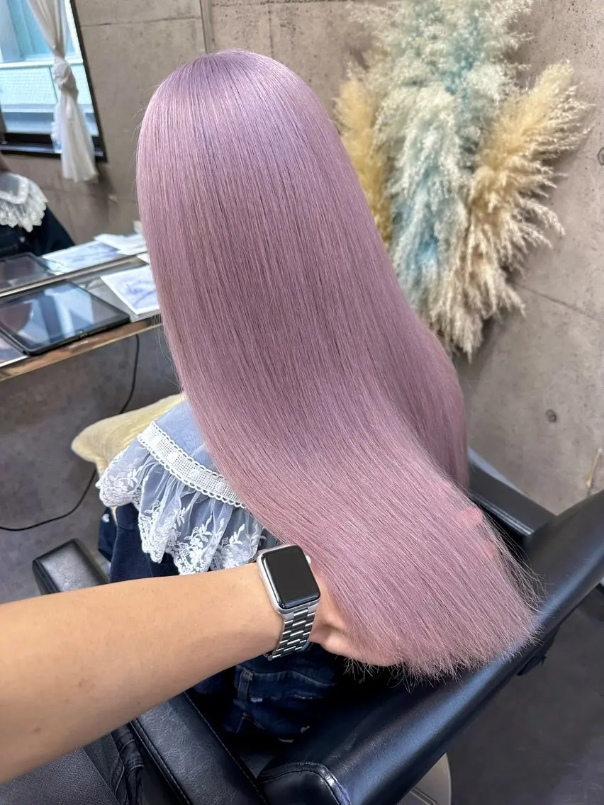 ロング カラー ヘアカラー トリートメント ⭕️ダメージレス特化 髪質改善🥇丸山憲人のヘアスタイル
