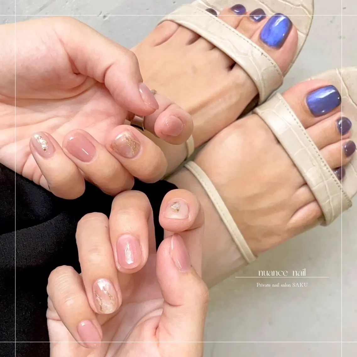 ネイル フットネイル フットネイル SAKU nail 作島茜のネイルデザイン