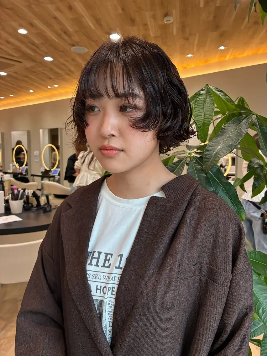 🌙【17:00〜】カット+パーマ(レディース限定・10〜30代限定👩🏽🦱✨の写真