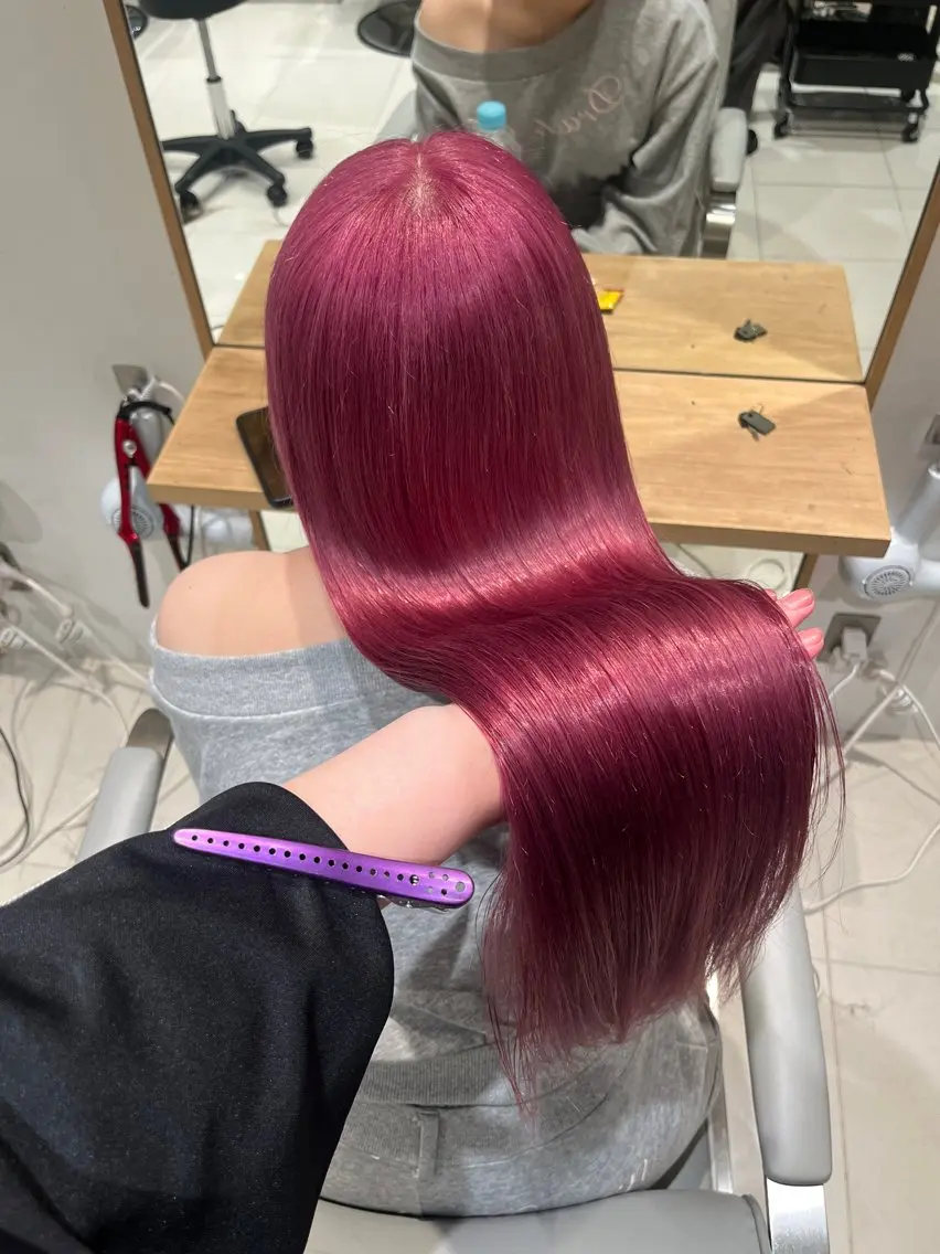 ロング カラー カット ヘアカラー トリートメント 🎀透明感 カラー🎀ミズキのヘアスタイル