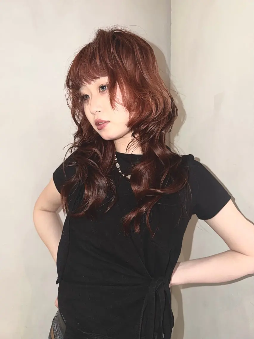 ロング カラー ヘアカラー kanon/銀座/ ナチュラルモード🥀のヘアスタイル