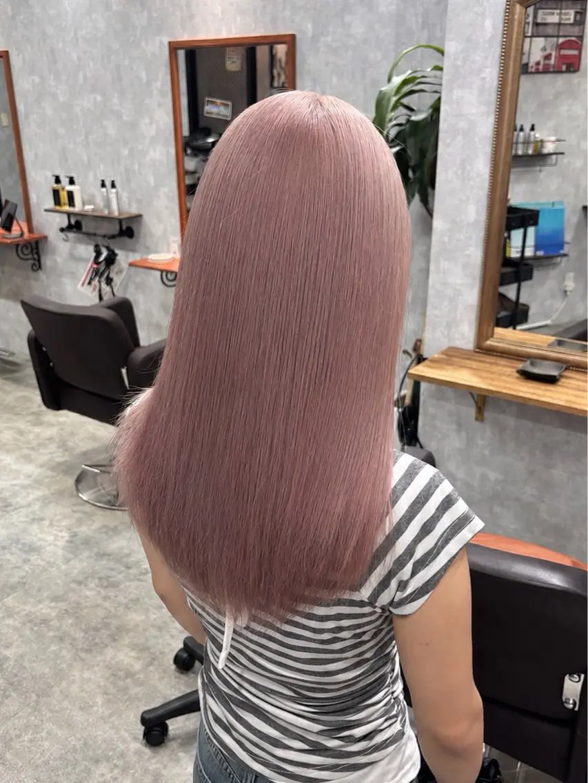 セミロング ヘアカラー 【C'LD】 Mimoのヘアスタイル