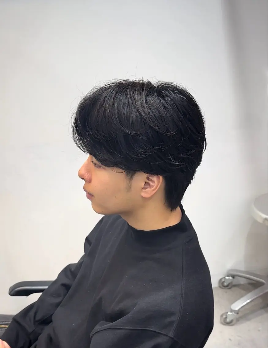 ショート パーマ メンズ ダウンパーマ メンズパーマ 当日予約⭕️ 太田のヘアスタイル