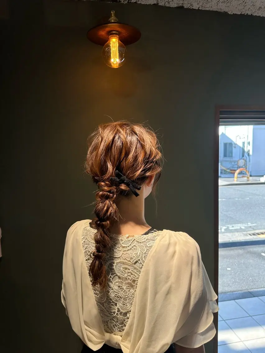 ヘアセット 清澄白河❄️ b a b a ❄️のヘアスタイル