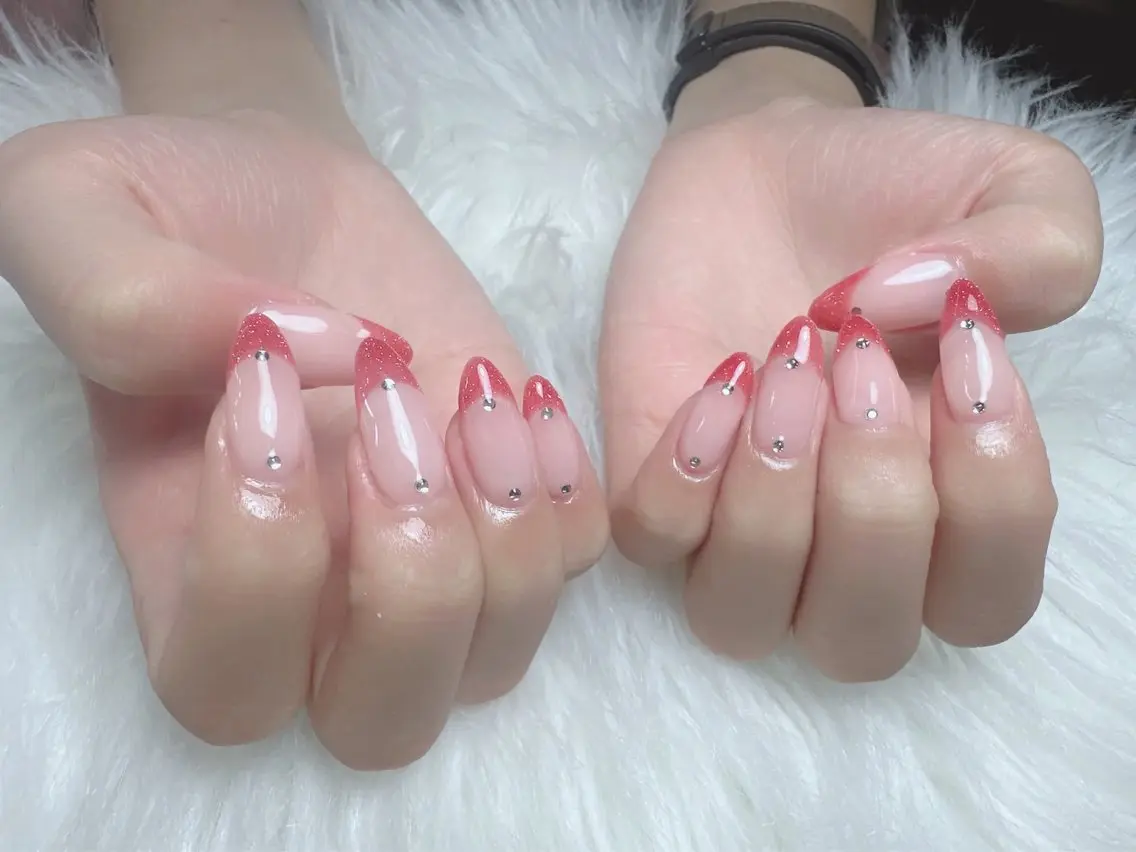 ネイル フットネイル フレンチネイル 韓国ネイル マグネットネイル ニュアンスネイル ハンドネイル ハンドケア Hara Nail 【持ち込みOK】のネイルデザイン