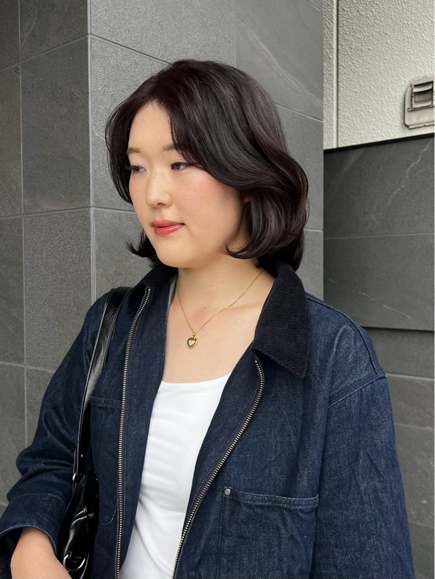 ミディアム ボブレイヤー ボブ レイヤーカット カット ヘアカラー トリートメント 海外ヘア/ハイライト 横浜/Natsuのヘアスタイル