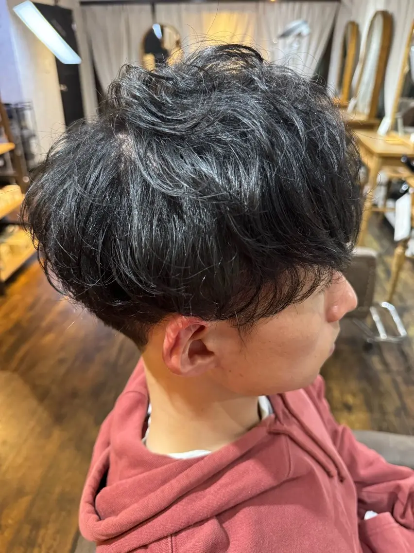 【メンズ限定】カット + デザインパーマ +デトックスケア💁♂️✨の写真