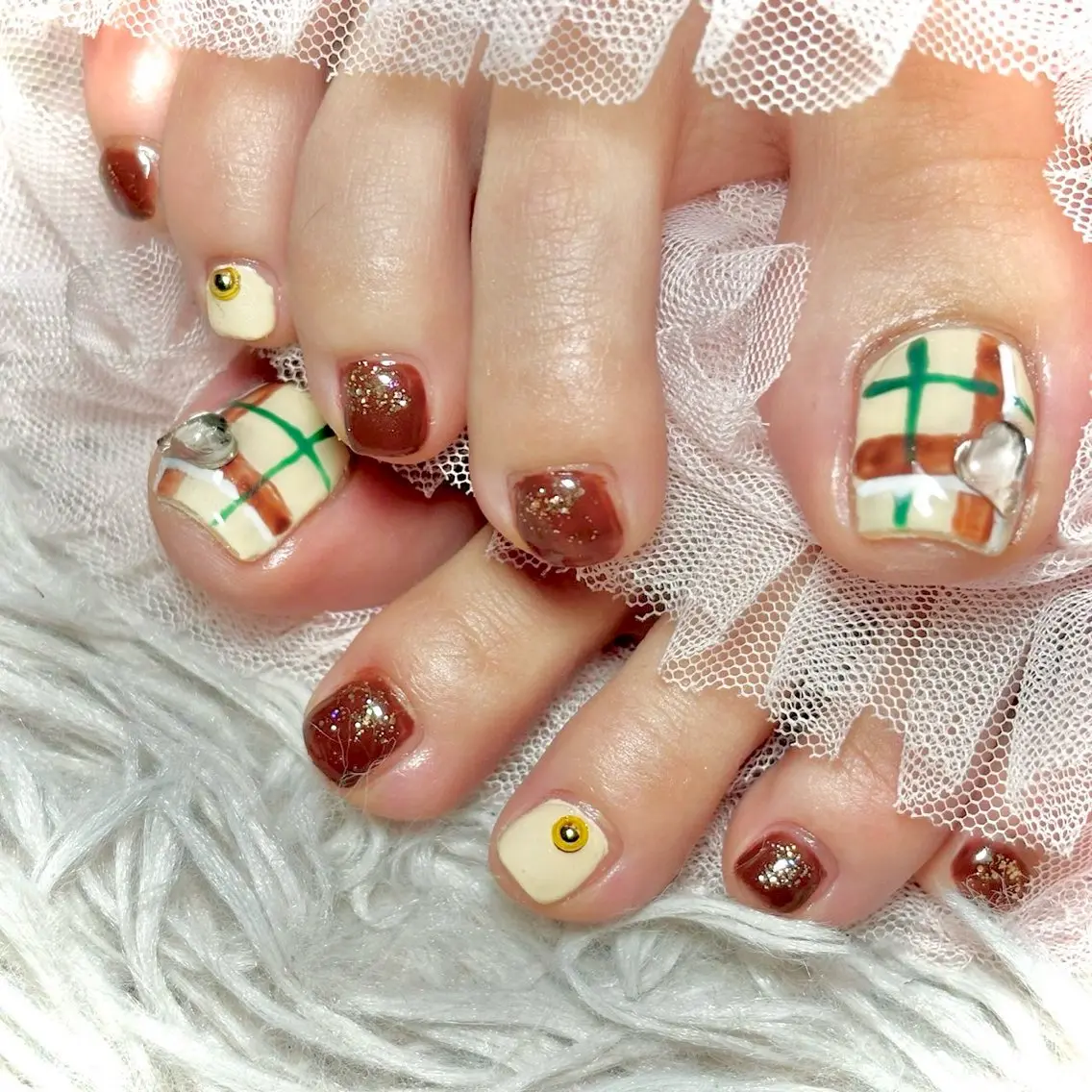 ネイル フットネイル miminon 自宅ネイルサロンのネイルデザイン