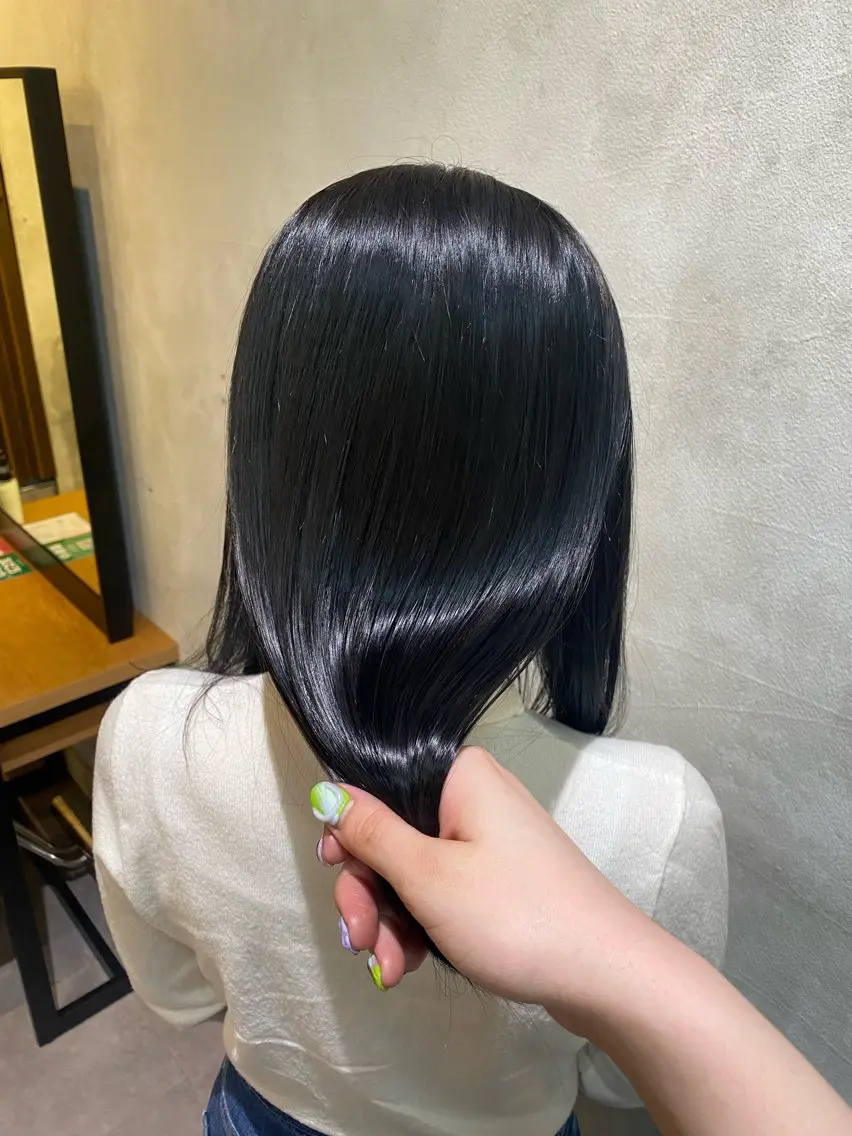 カラー ブリーチ ケアカラー ヘアカラー トリートメント 髪質改善サロン 梅田/ヨナミネのヘアスタイル