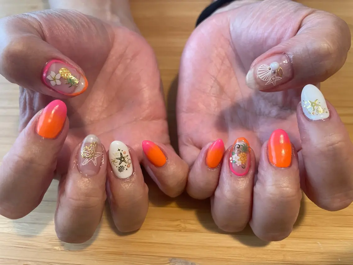 ネイル 夏ネイル ハンドネイル Nailist Missaのネイルデザイン