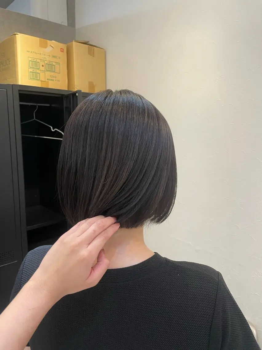 ショート カラー アッシュ アッシュグレー アッシュグレージュ 透明感カラー グレージュ カット ヘアカラー 藤本遙/メンズカット /カラー🌟のヘアスタイル