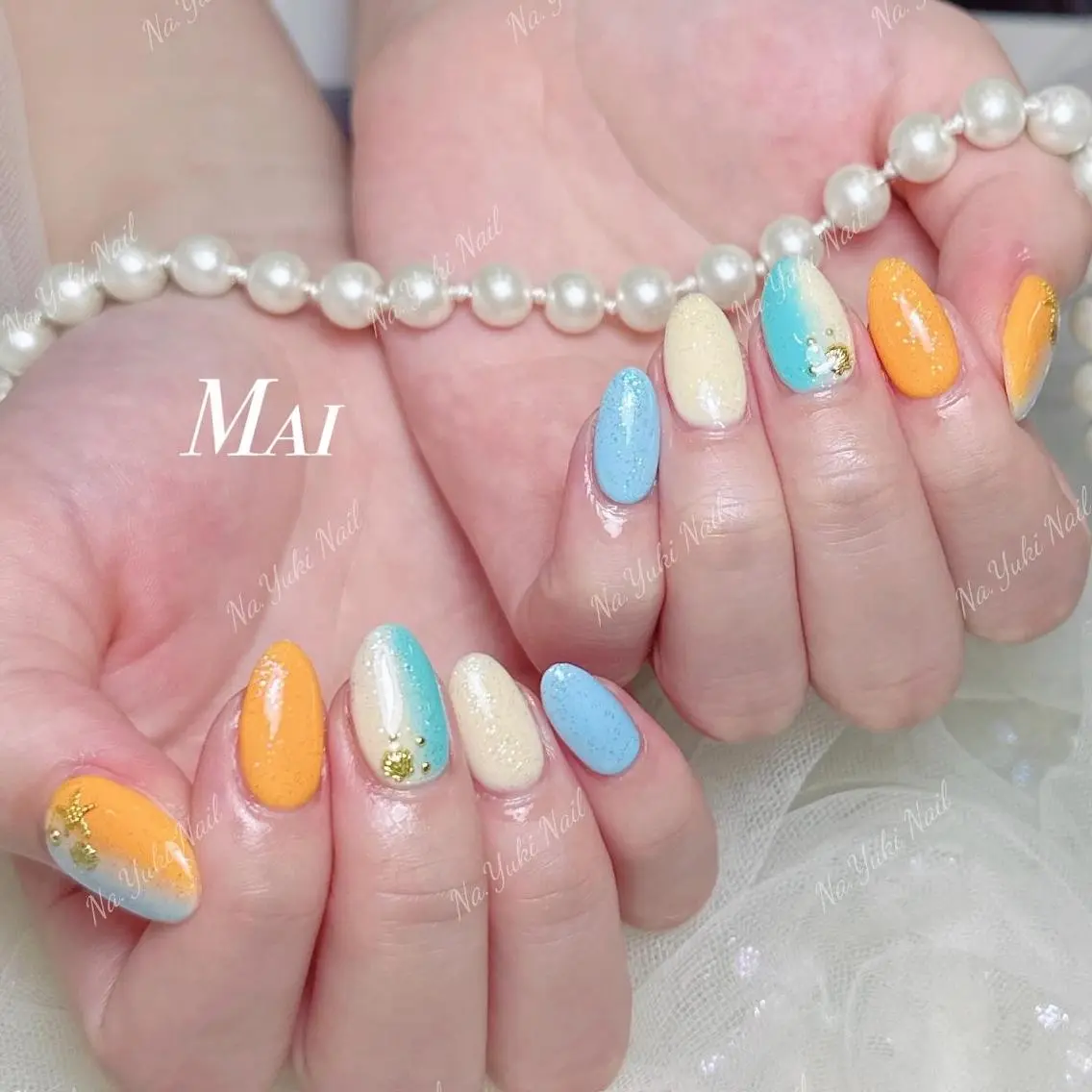 ネイル ハンドネイル ハンドケア 🎀 moo~ 🎀のネイルデザイン