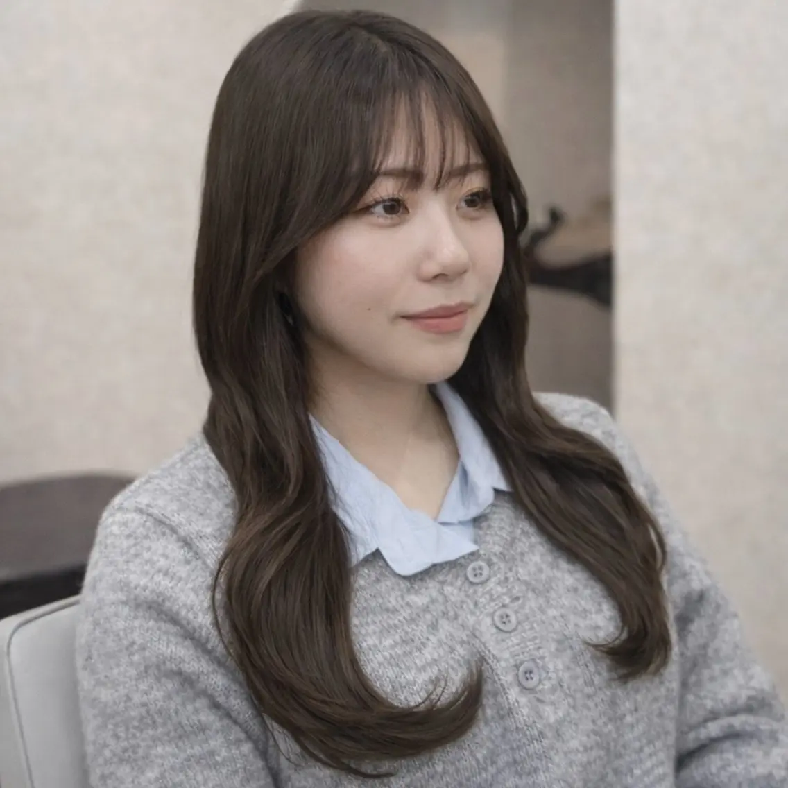 【💞2ヶ月以内限定💞】韓国トレンドカット➕透明感カラーの写真