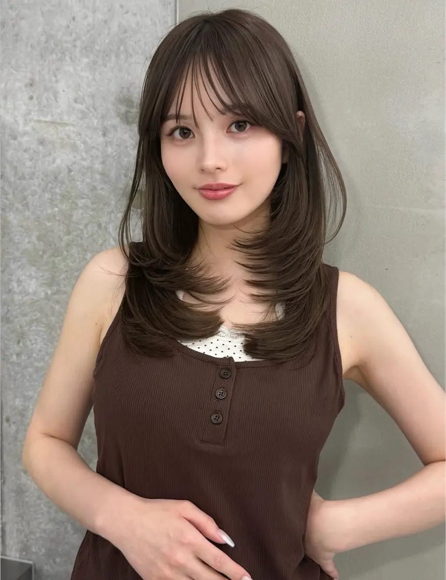 セミロング 浦和/美髪ヘア 💎ジュエリのヘアスタイル