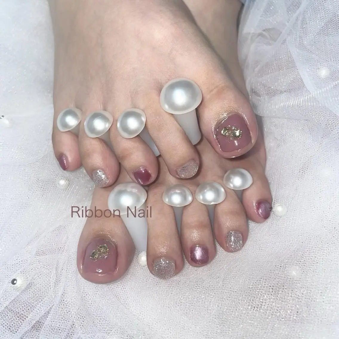 ネイル ニュアンスネイル シンプルネイル Nail Ambra Fusamiのネイルデザイン