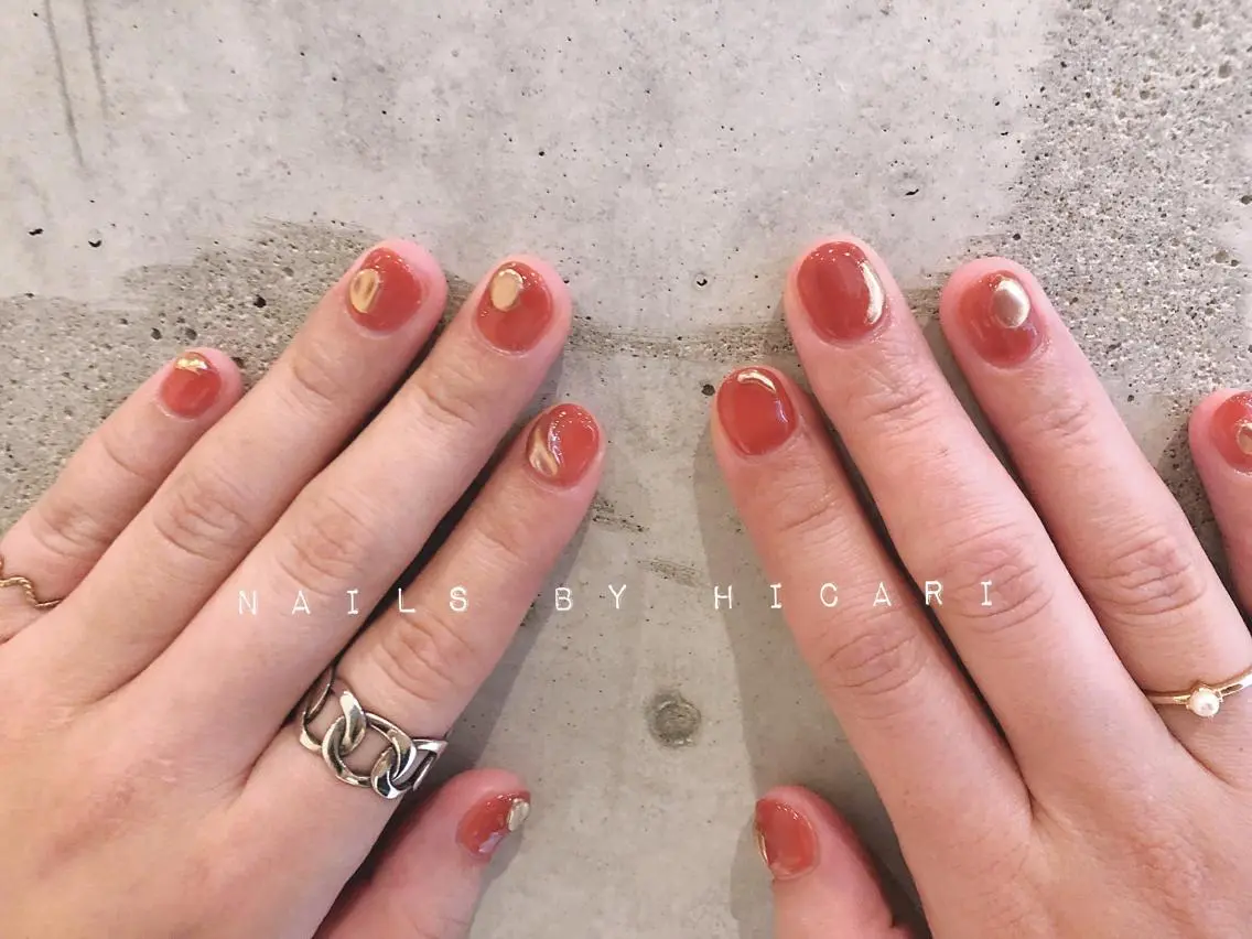 ショート カラー キッズ ネイル マツエク・マツパ illum hicariのネイルデザイン