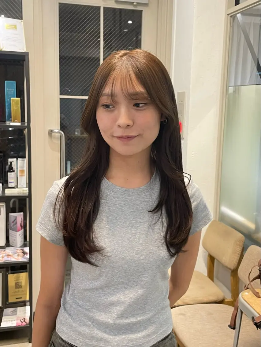 カラー ヘアカラー とば みゆうのヘアスタイル