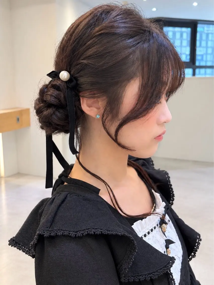 ヘアアレンジ ヘアセット 透明感🎀アレンジ 🎀レイヤー　ERIのヘアスタイル