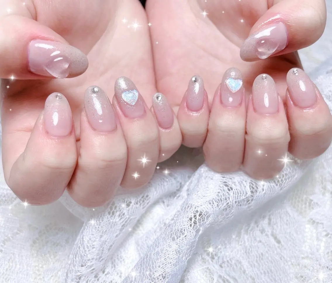 ネイル グラデーション ハンドネイル FLARE NAIL フレアネイルのネイルデザイン