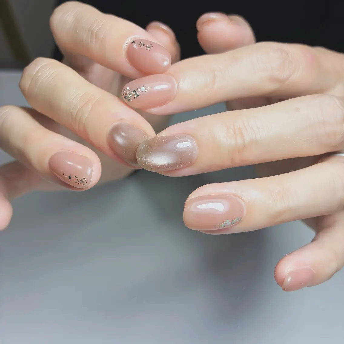 ネイル フットネイル マグネットネイル ニュアンスネイル シンプルネイル ブライダルネイル ハンドネイル nail salon anoneのネイルデザイン