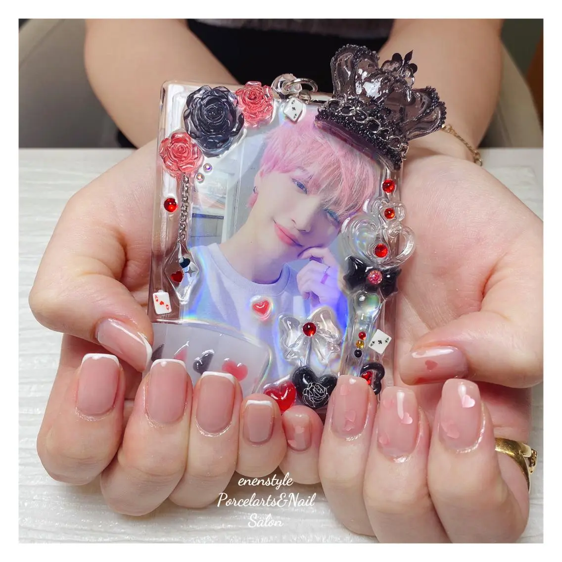 ミディアム ネイル 🐾enen style 🐾のネイルデザイン