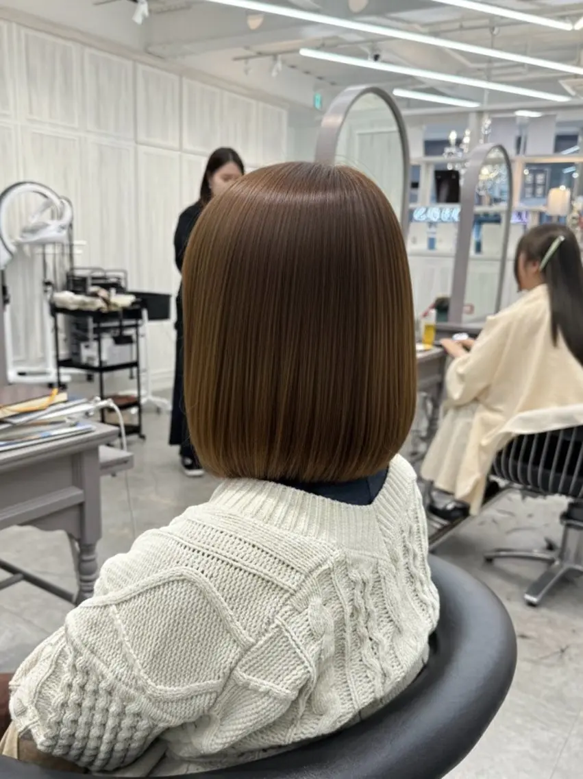 ロング 髪質改善 縮毛矯正 トリートメント 髪質改善完全特化 【天王寺】エドのヘアスタイル