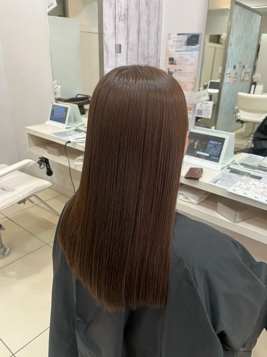 ロング カラー カット ヘアカラー 🤎ベージュカラー/ 髪質改善/山岸🤎のヘアスタイル