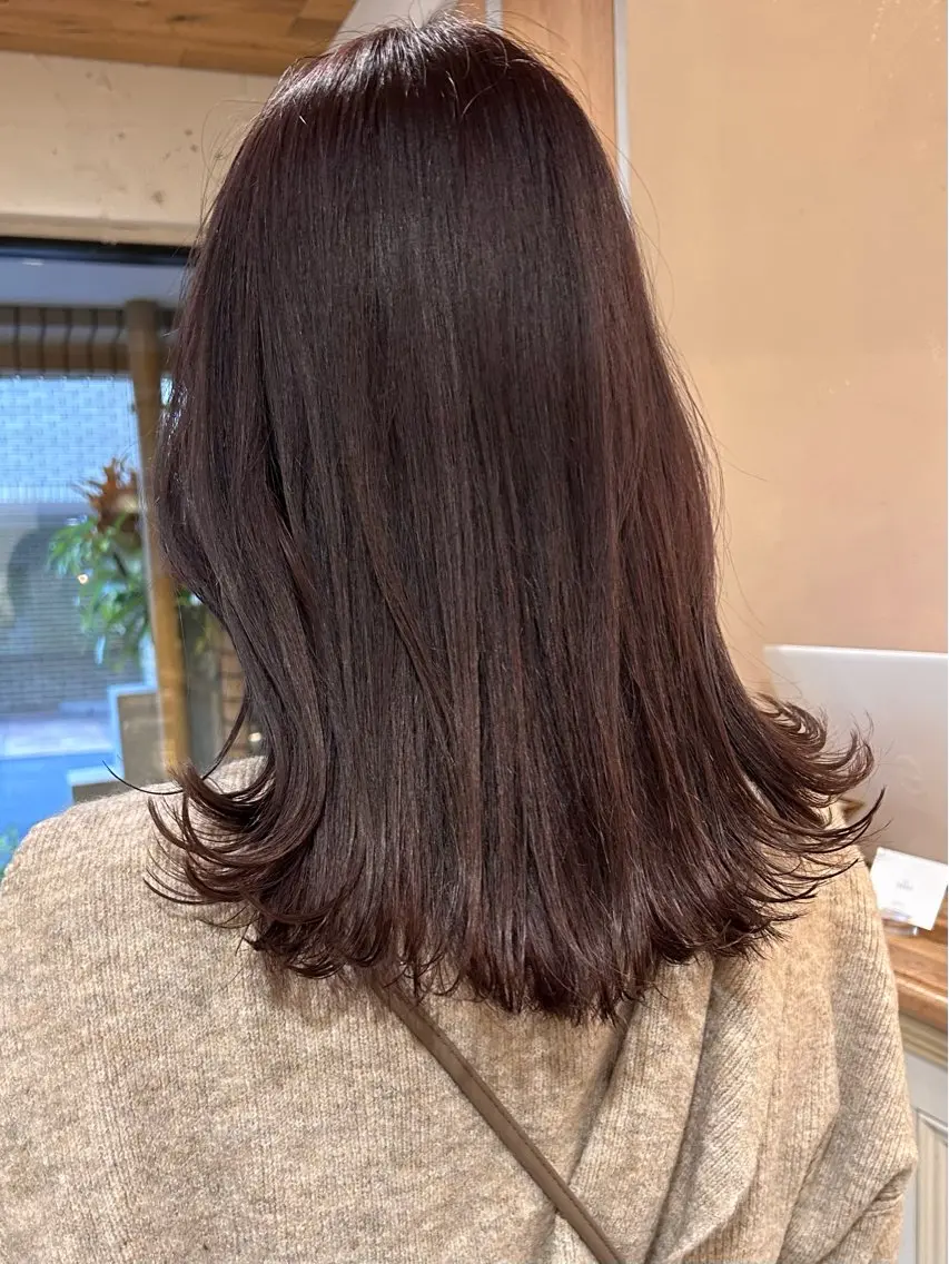 ミディアム ヘアカラー トリートメント 伊藤 愛里のヘアスタイル