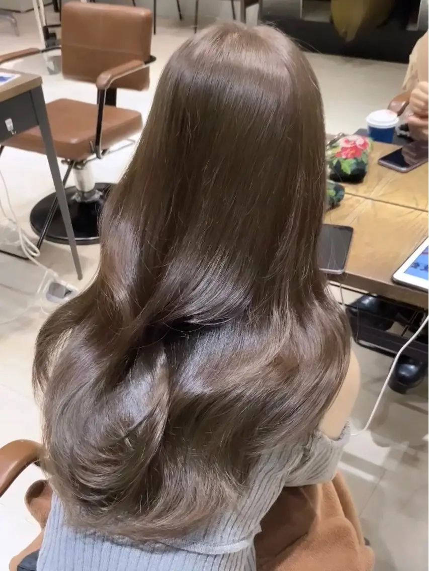 ロング カラー ヘアアレンジ 顔周り&ミディアム 特化/池袋/kokiのヘアスタイル