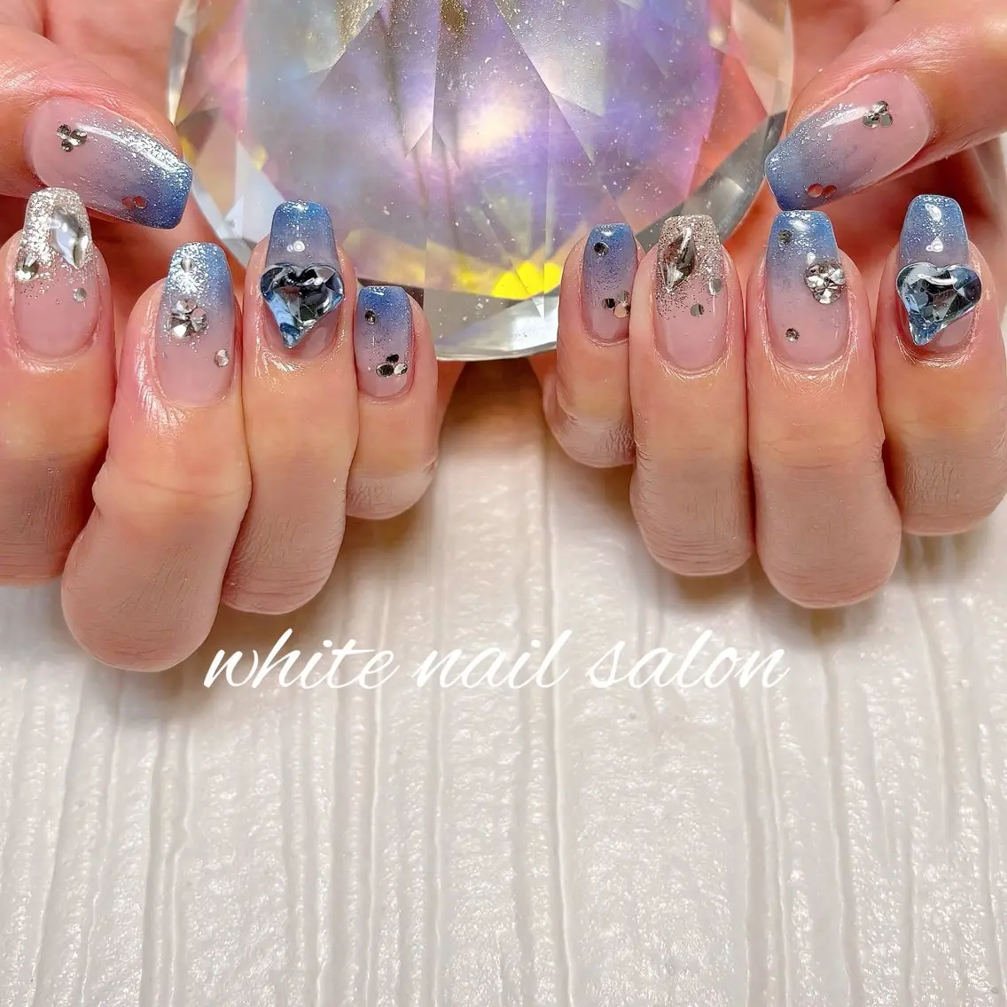 ネイル フットネイル ラメ(グリッター) 持ち込み ハンドネイル white nail salonのネイルデザイン