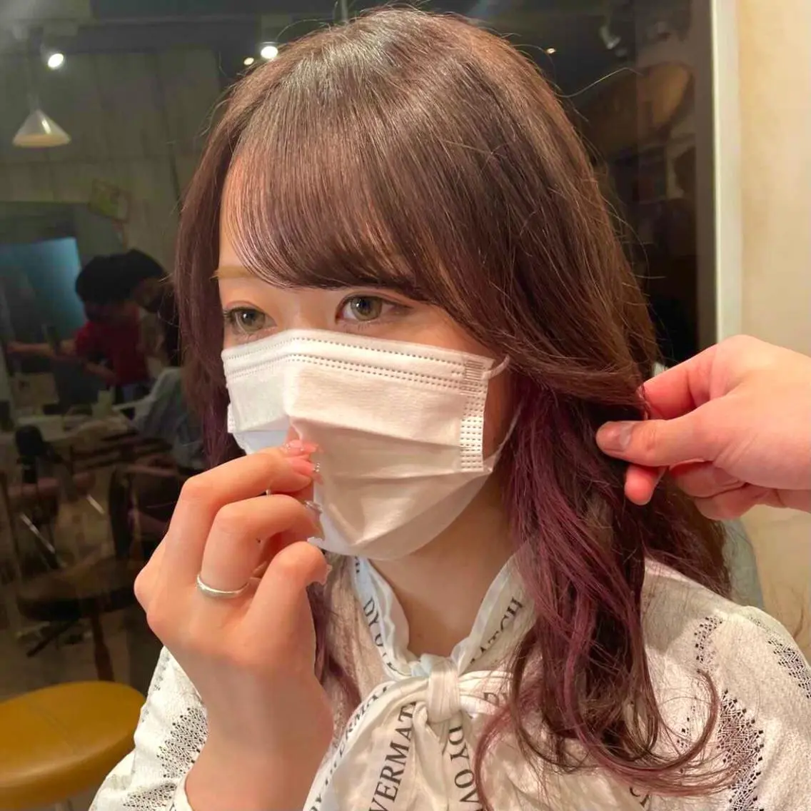 ロング カラー ヘアカラー トリートメント モテ髪×トレンド💕 小顔レイヤー 金井のヘアスタイル