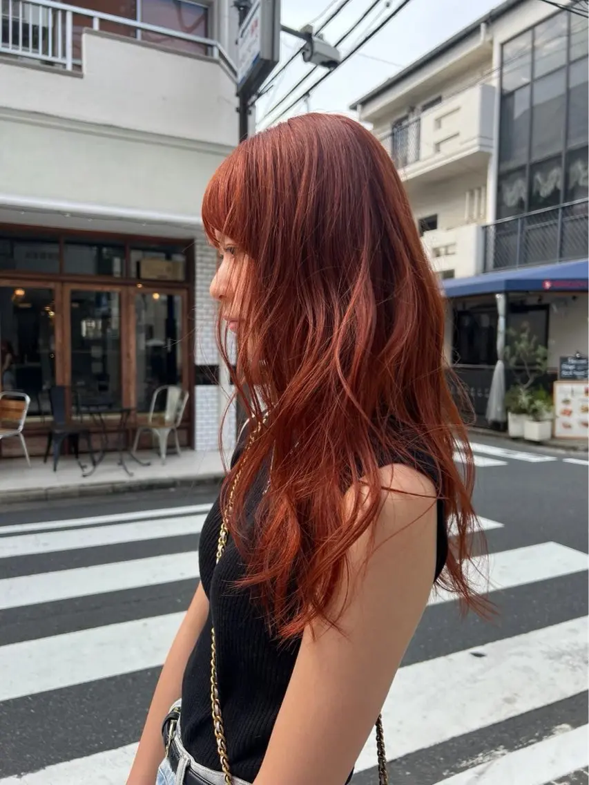 ロング Riko/ カットモデル募集❤︎のヘアスタイル