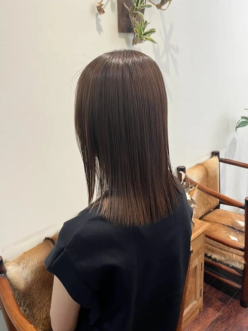 🎀縮毛矯正+カット🎀サラサラストレートで朝を楽にしませんか?の写真