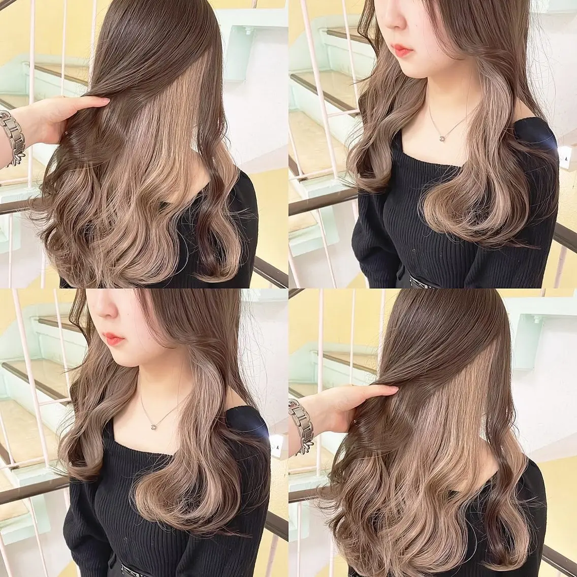 カラー ヘアカラー トリートメント 渋谷:インナーカラー ／🍒エリカ🍒のヘアスタイル