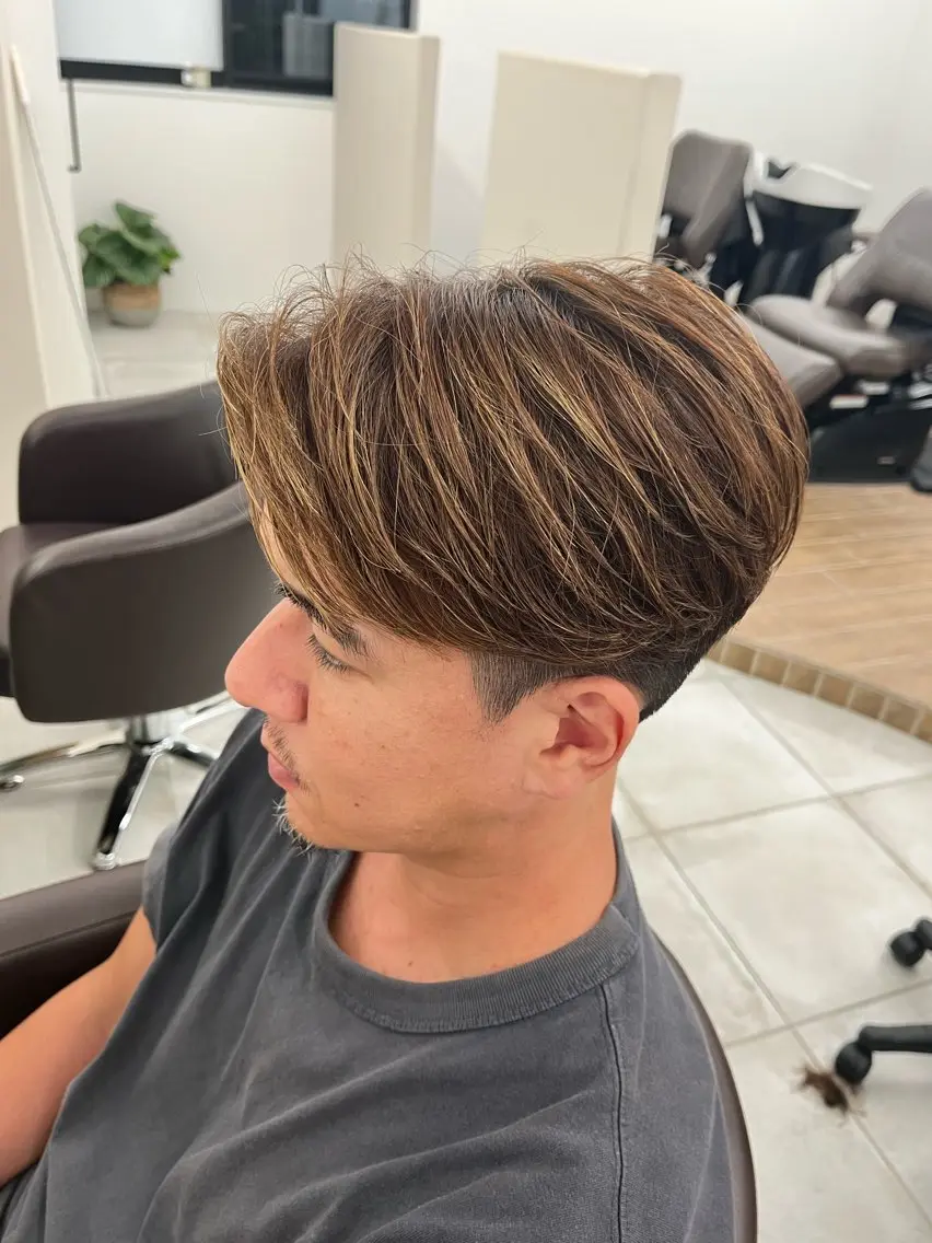 ショート カラー メンズ 🏆メンズヘア特化 🥇代表りんぺーのヘアスタイル