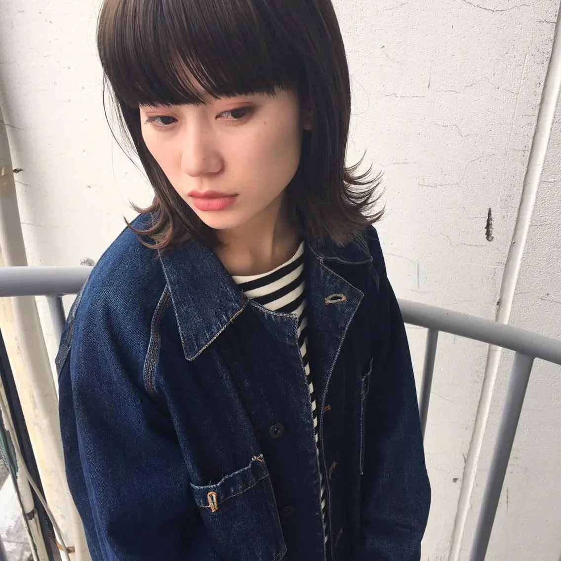 ミディアム カラー パーマ ボブ SUZUKI KEISUKEのヘアスタイル