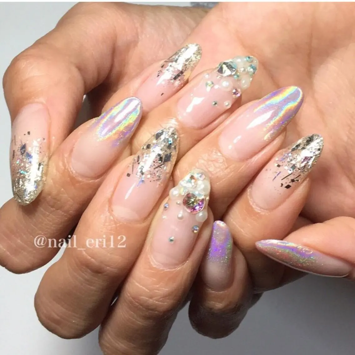 ミディアム nail salon &e eriのネイルデザイン