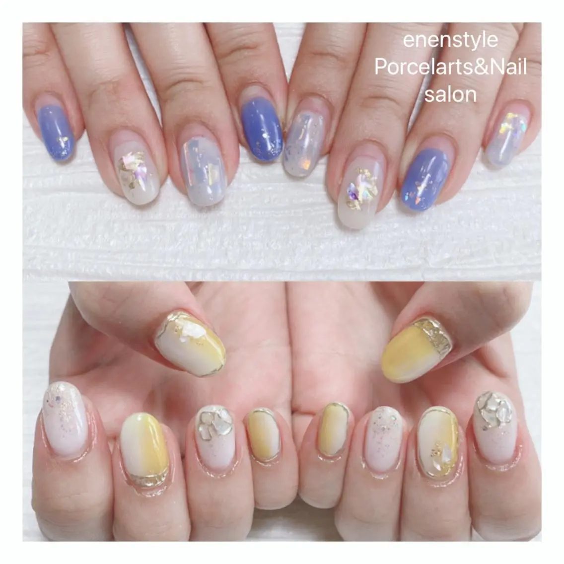 ミディアム ネイル ハンドネイル 🐾enen style 🐾のネイルデザイン