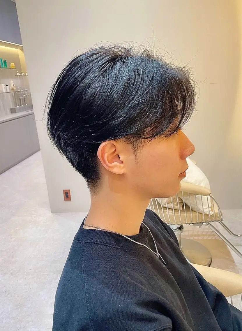 ショート パーマ メンズ カット パーマ 大人メンズパーマ メンズ特化　萱原大幹のヘアスタイル